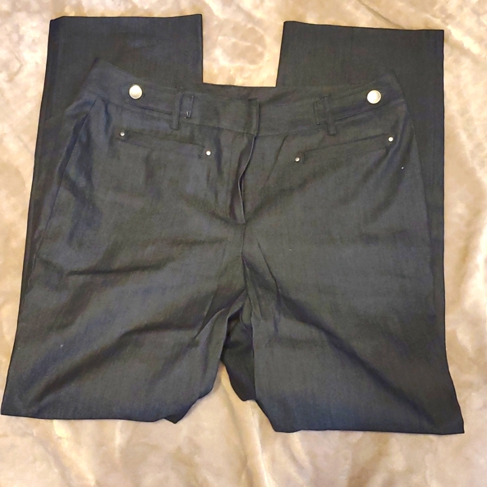 Women's New Directions Size 14 Dark Thin Denim dress pants